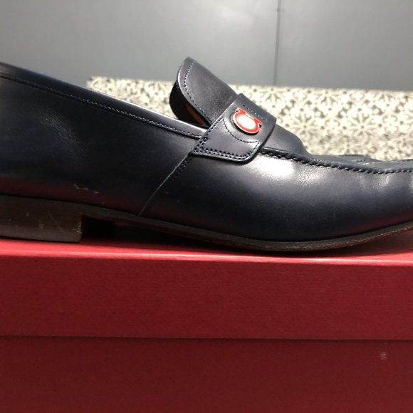 SALVATORE FERRAGAMO LOAFER BLUE 10.5 main image 5